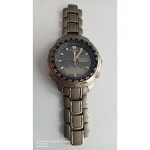 Citizen‎ Alarm Chronograph Titanium WR100 World Time Watch